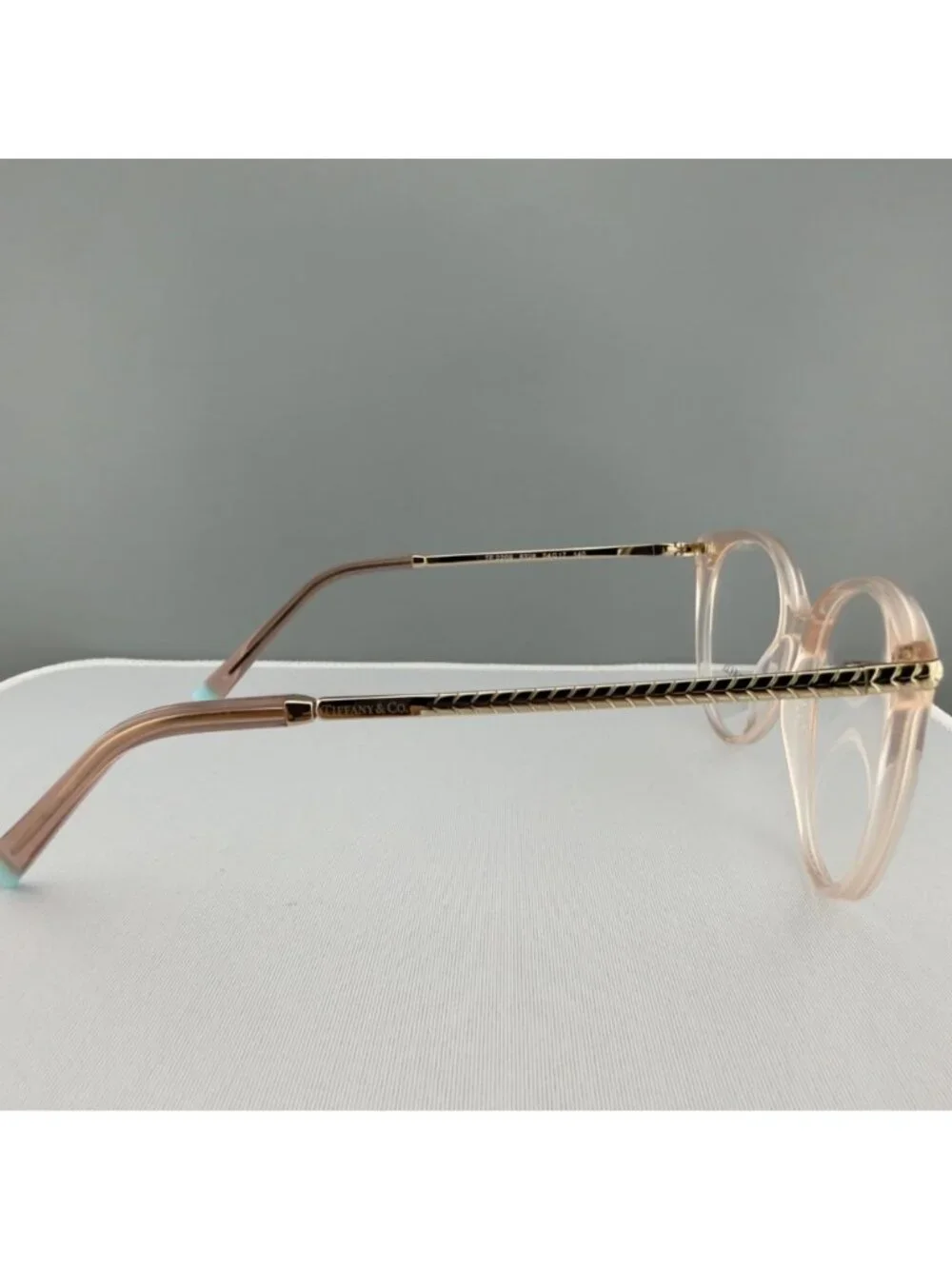 Tiffany & Co. TF 2209 8328 Clear Pink Eyeglasses Frames 52-17-140